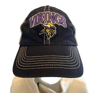 Men's Minnesota Vikings '47 Black/Natural Tuscaloosa Clean Up Snapback Hat