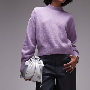 & Other Stories mock neck sweater in lilac

$80