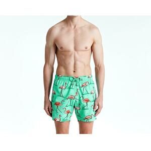 Bluemint Men’s Arthus Swim Trunks Shorts Stretch The Flamingo Size M Mesh Lined