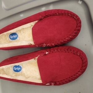 Floopi slippers red size 11 EUC