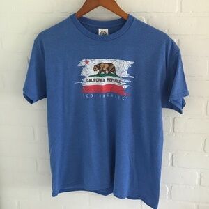 Delta Pro Weight Boy’s Blue Graphic Tee Shirt Short sleeve Size XL