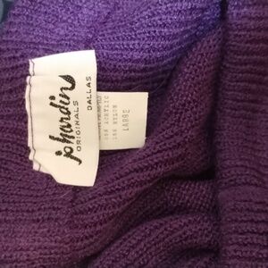 Vintage designer Purple knit skirt