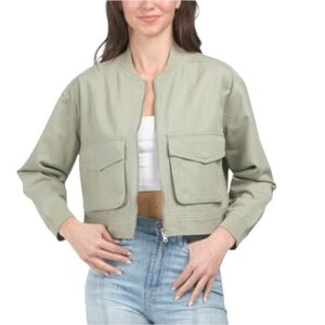 Nicole Miller New York Simple Approach Bomber Jacket NWT