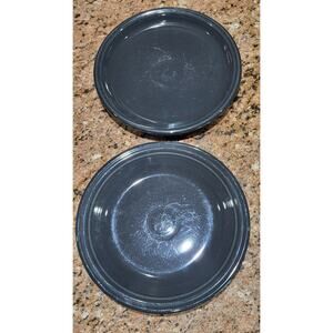 FIestaware Salad Plate in Slate Grey / Gray 7 3/8" (set of 2) Fiesta