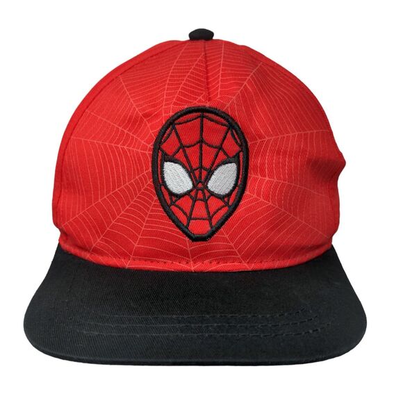 Marvel Other - Marvel Spiderman Boy's Snapback Hat Red Black OSFM Embroidered Logo