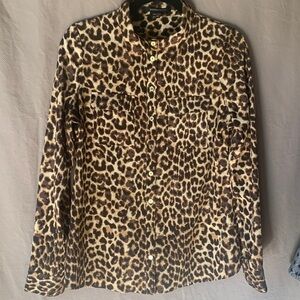 BCBG Leopard print blouse