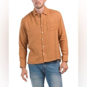 Super Massive Yarn Dyed Long Sleeve Button Down Shirt - Size XL - Hemp - NWT