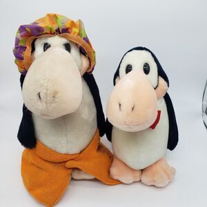 Dakin Opus Vintage Penguin Plush Lot Of 2