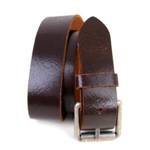 PEBBLED BROWN GENUINE LEATHER 1.5"Wd CASUAL DRESS MEN'S BELT Sz 36/90 (B98