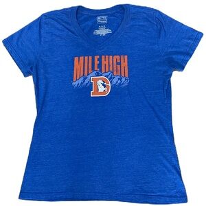 Pro Line Fanatics Denver Broncos Women’s NFL Mile High T-Shirt Size X-Large