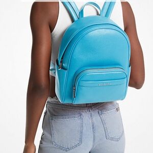 Michael Kors Bex Medium Pebbled Leather Backpack
COLOR SANTORINI BLUE
NWT