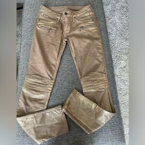 Robins Jeans New Motard in Gold are so cool looking made really well size 27