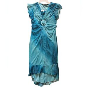 Teal  Ombre Formal Dress