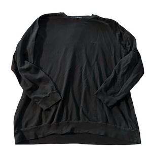 Talentless men's black long crewneck sleeve large