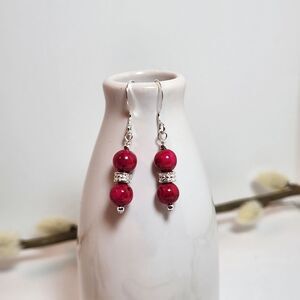 Riverstone Handmade Earrings On Sterling Silver Hypoallergenic Earwires