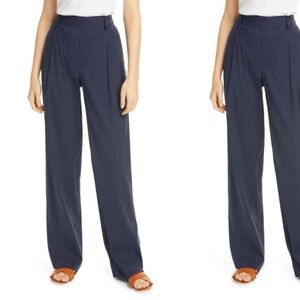 Vince $345 Pleat-Front Pull-On Pant, L