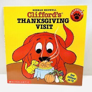 CLIFFORD'S THANKSGIVING VISIT Paperback book by Norman Bridwell - Brand New