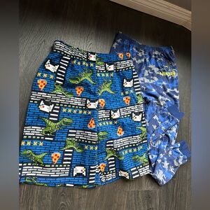 2/$20❤️- PANTS | Kids youth PJ pants and shorts size medium