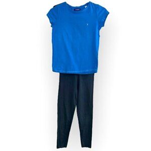 Okaidi Designer Luxury Kids FULL SET Cotton Girls Tee top and pull on bottoms 8y