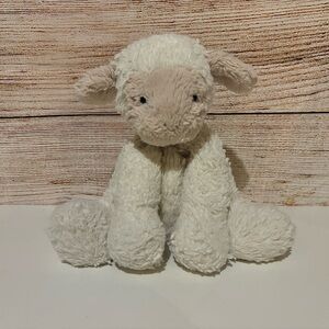 Jellycat Fuddlewuddle Baby Lamb Sheep Cream Tan 9" Stuffed Animal Plush Toy