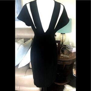 Yeohlee New York Black Fitted Low Back Dress