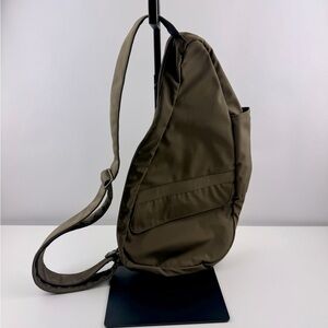 Ameribag‎ Healthy Back Sling Bag Olive Green Crossbody Pack USA Ergonomic Sz L