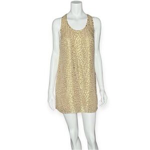 Lilly Pulitzer Gold Jacquard Betty Dress