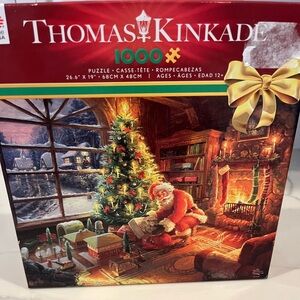 Thomas Kinkade 1000 Piece Puzzle Christmas Santa's