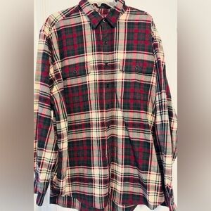 Men’s Polo by Ralph‎ Lauren Whitfield 100%Cotton Flannel Long Sleeve Sz XXL