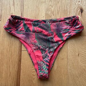 LA VIE EN ROSE || Tropical Swimsuit Bottom Size Small