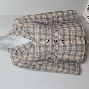 Pendleton Wool Plaid Blazer Jacket