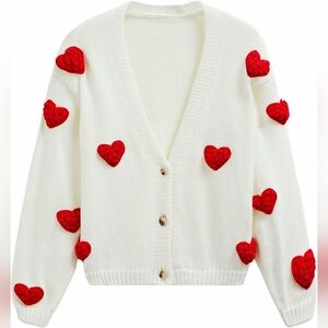 3D Heart Cardigan ❤