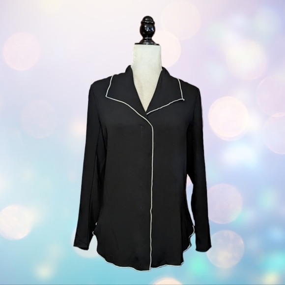 Gorgeous Babaton Black Blouse - Picture 1 of 5