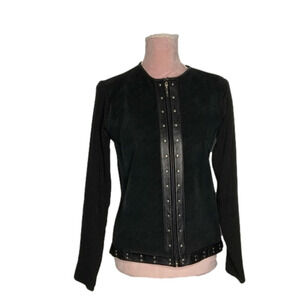 ESCAPADE leather suede and silk gorgeous jacket.