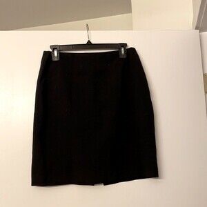 T Tahari Black Lined Petite Business Professional Pencil Skirt