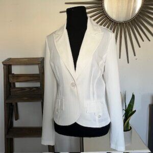 Ally B Lightweight White Blazer/Jacket Women's Size Small