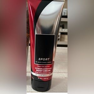 BBW- “SPORT” FULL SIZE 8 FL OZ bottle of MENS BODY LOTION. *Firm* Bundle…