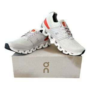 On Running Cloudswift 3 Ivory Flame Running Shoe Sneaker Mens Size 8.5