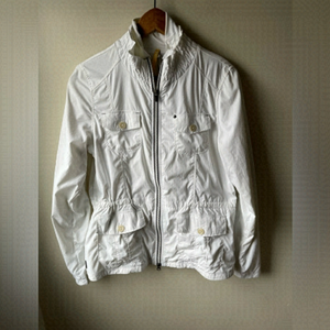 Lole Windbreaker Jacket coat Size large White running outdoor hiking lightweight