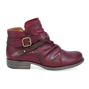 NEW MIZ MOOZ Made In Portugal Leather Lagos Booties bordeaux for women 663…