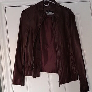 Northern Reflections  Faux Leather Jacket