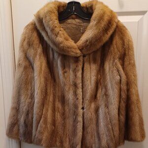 Kingsway Furs, Vintage, Light Brown Mink Jacket, est. size Large, Most Excellent