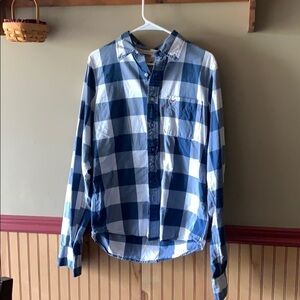 LONG sleeve button down Hollister shirt