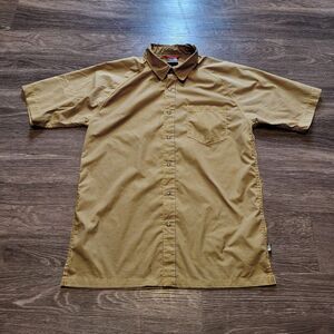 The North Face Men's Snap Up Short Sleeve Hiking Outdoor Shirt Size Small