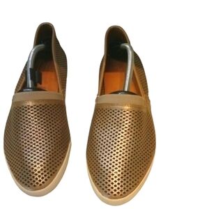 Frye Melanie Rose Gold Slip On Shoes Sz 9