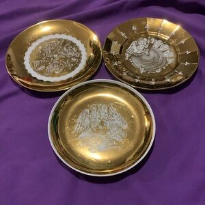 Vintagee Gold & Porcelain China plates