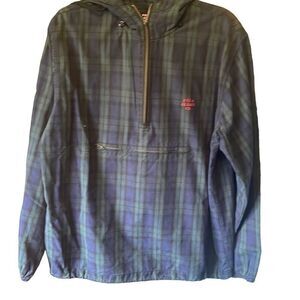 Vintage Polo Ralph Lauren plaid cotton hooded jacket small