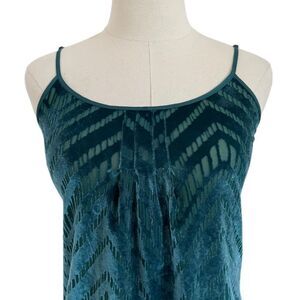 Lucky Brand Velvet Tank Jewel Tone XS