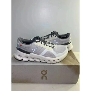 .2090 On Cloud Tech, White/Grey, Womens Running Shoes-US 8 Womens