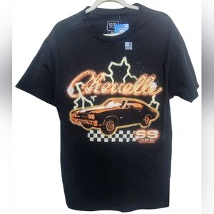 Men's Black Chevrolet Chevelle SS 396 Retro T-shirt - Size M